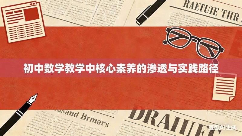 初中数学教学中核心素养的渗透与实践路径