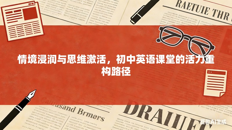 情境浸润与思维激活，初中英语课堂的活力重构路径