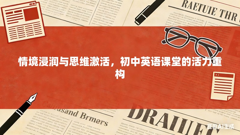 情境浸润与思维激活，初中英语课堂的活力重构